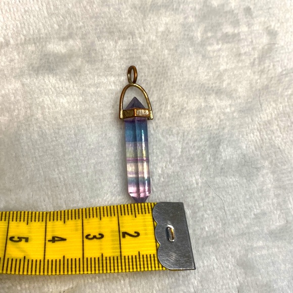 Fluorite Point Pendant - Picture 3 of 3